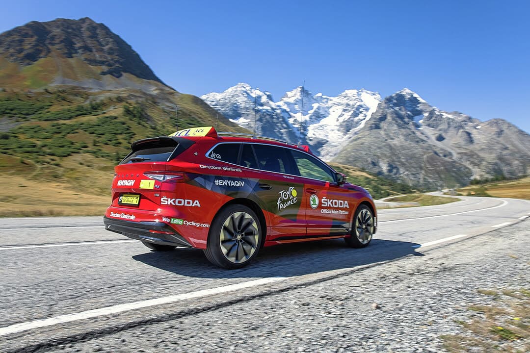 Škoda Enyaq iV Sportline verze pro Tour de France