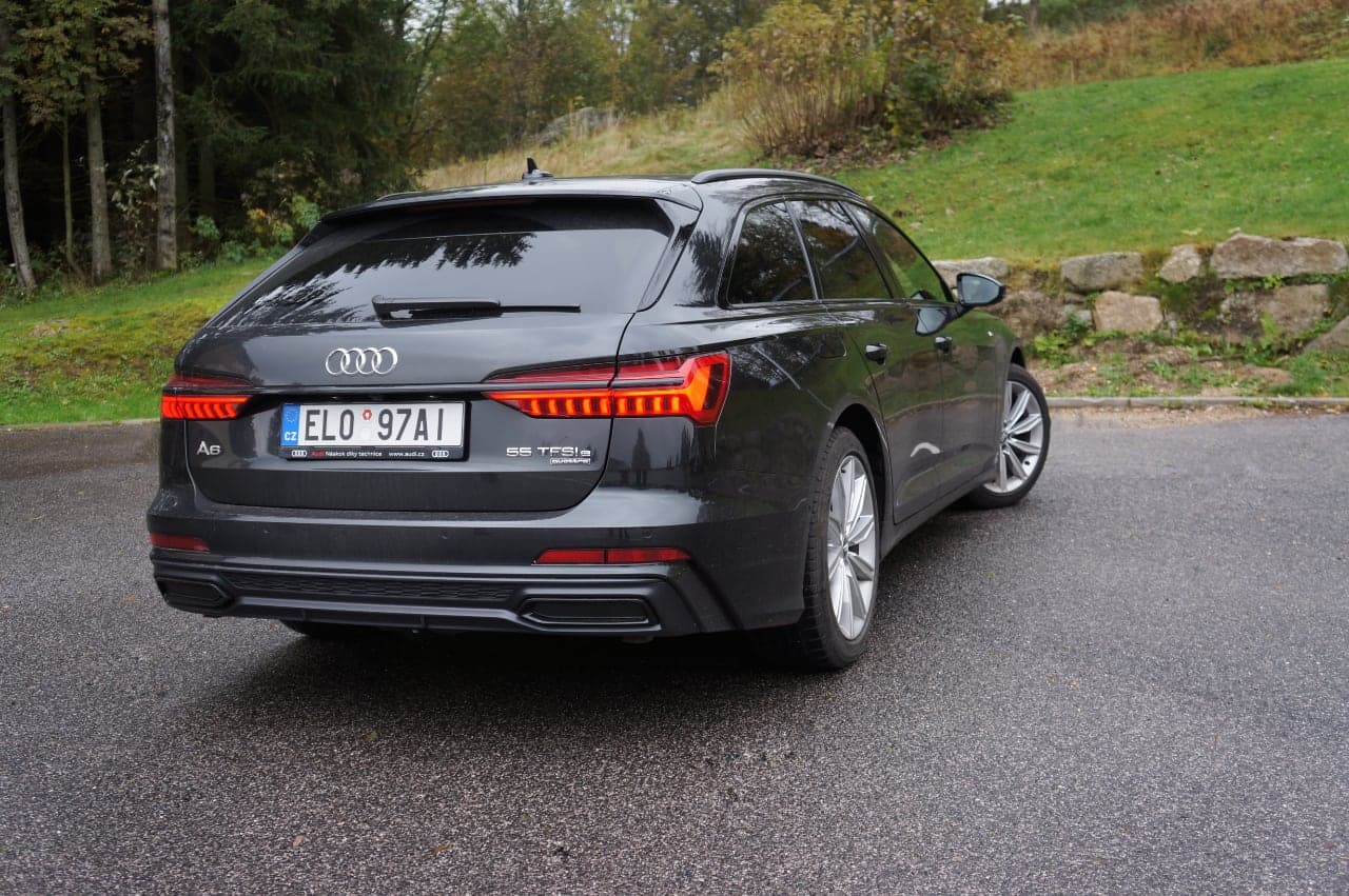 Audi A6 Avant TFSI e Quattro, zezadu, test