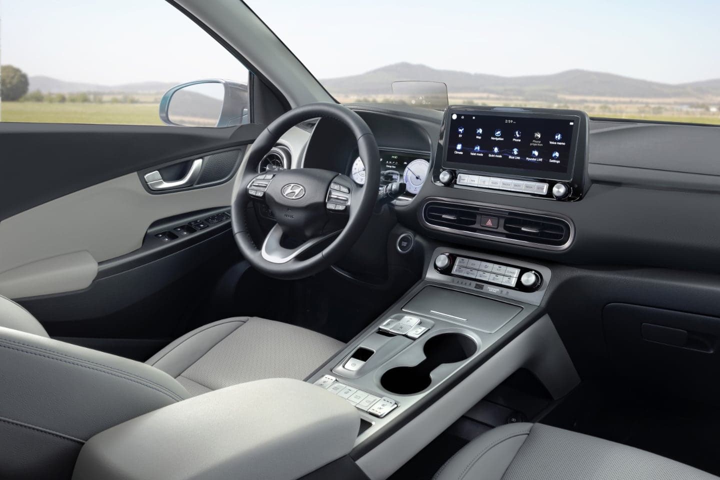 Hyundai Kona Electric 2021, interiér