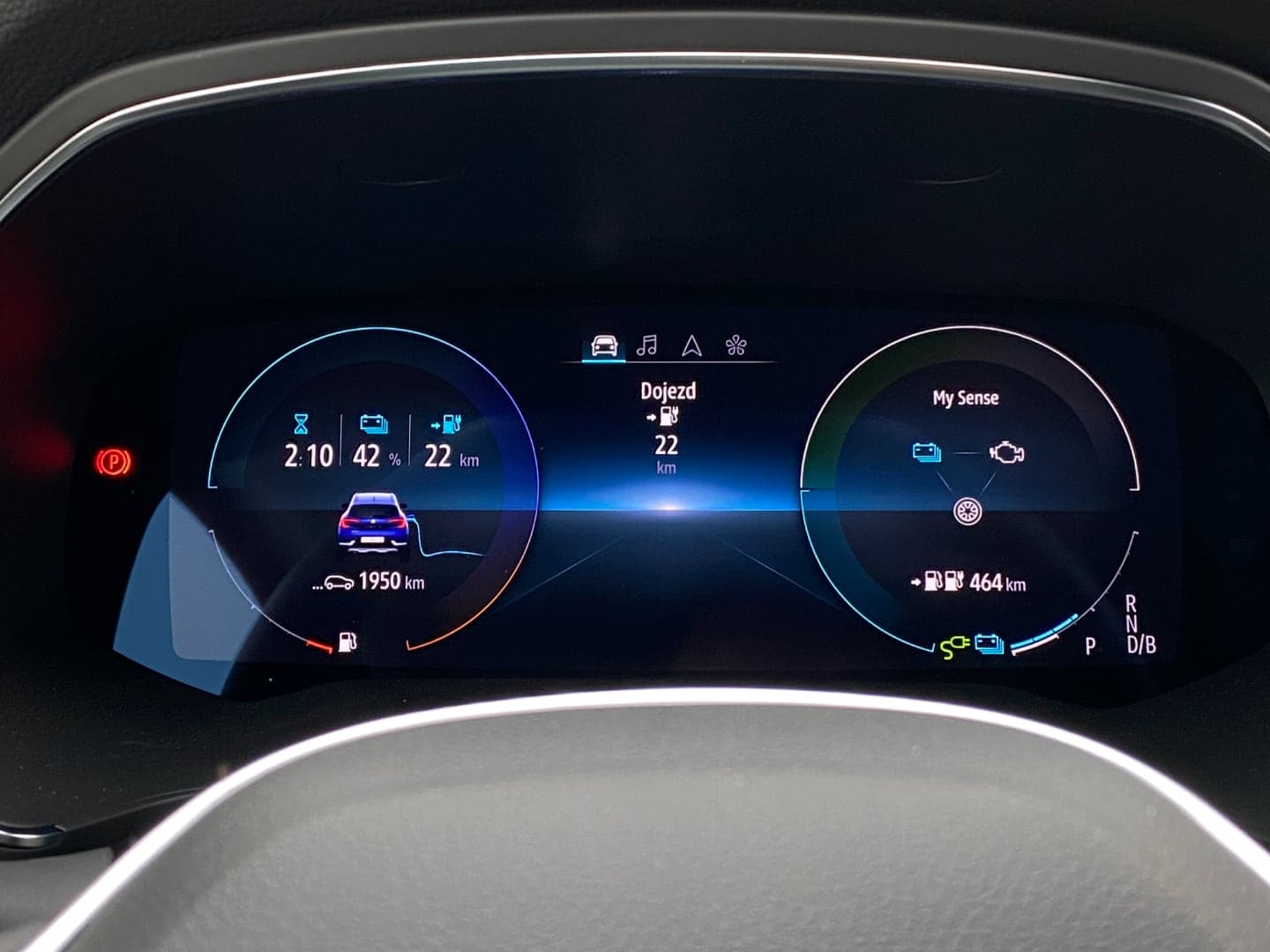 Renault Captur E-Tech Plug-in hybrid, displej