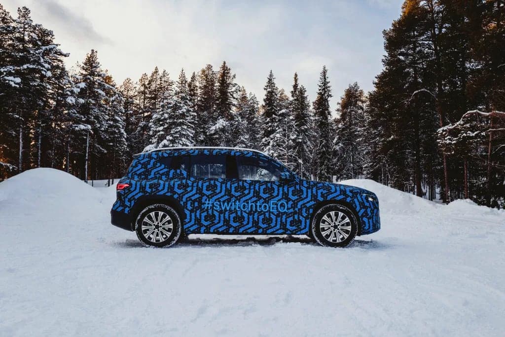 Mercedes EQB, prototyp elektromobilu