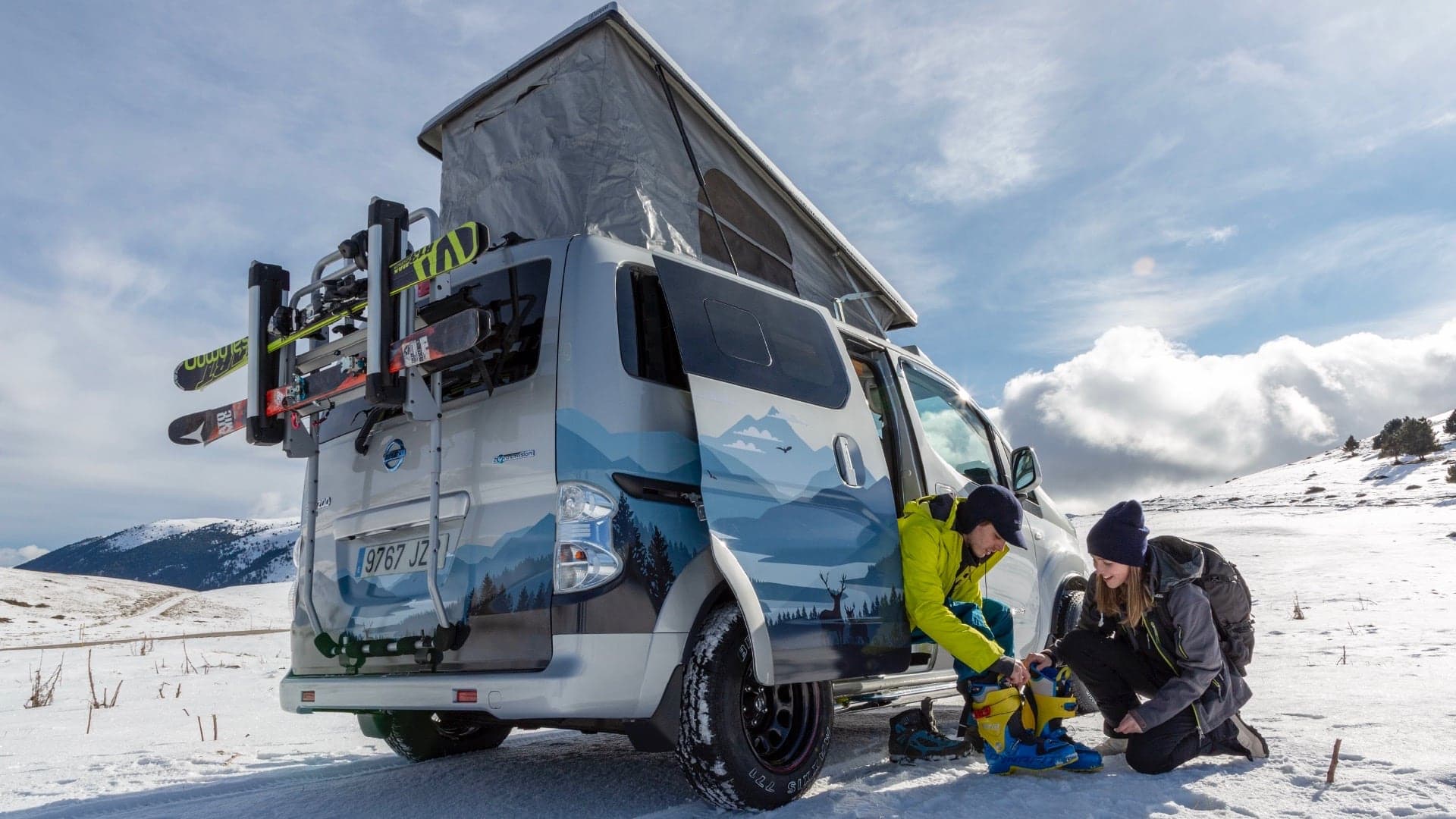 Nissan e-NV200 Winter Camper, elektrická dodávka