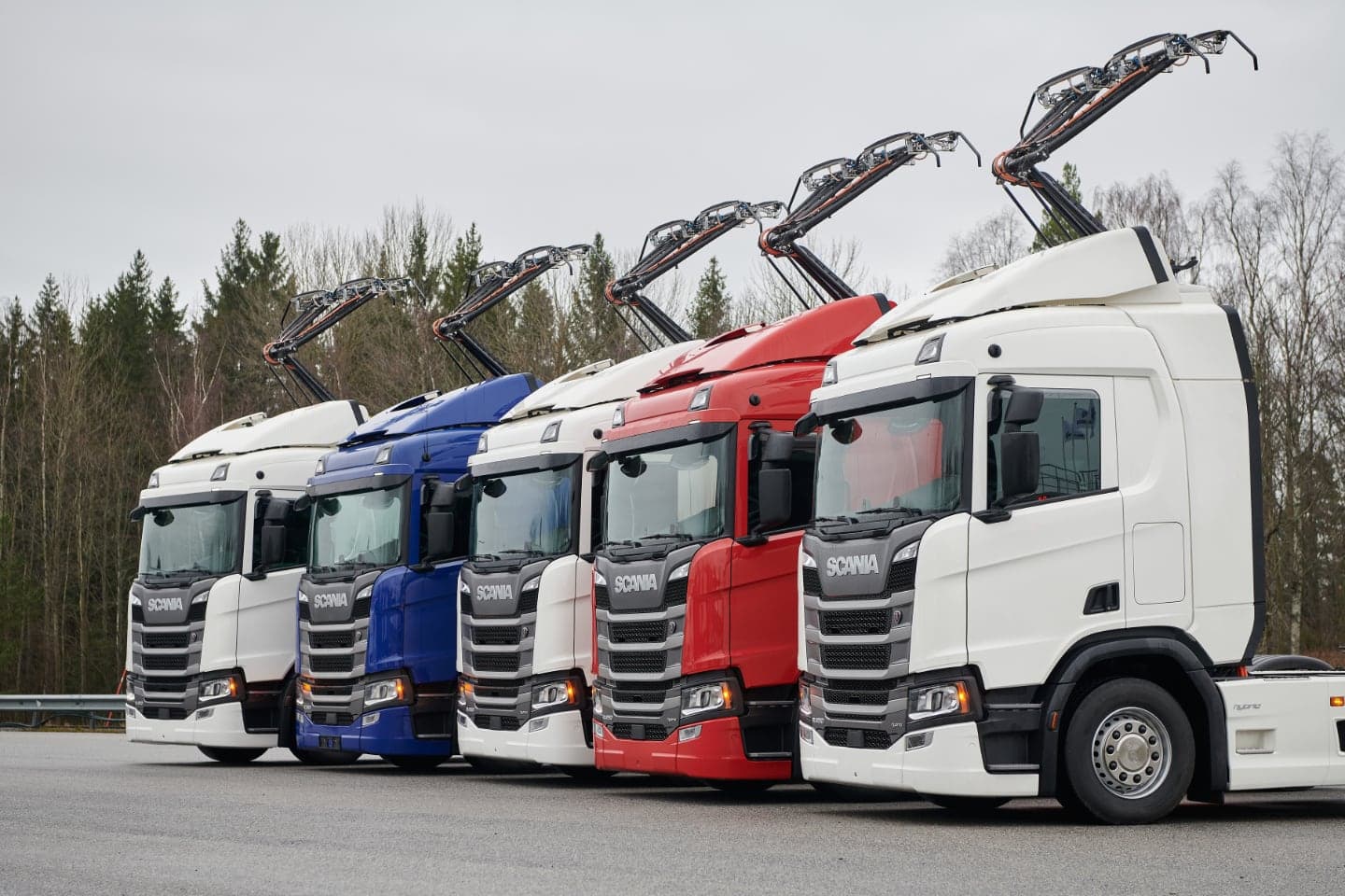 Scania, elektrifikované silnice v Německu