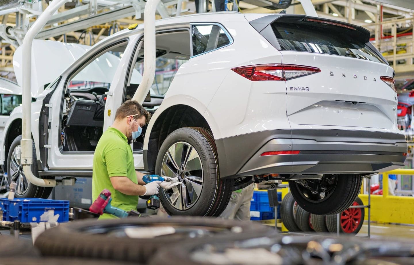 Škoda Enyaq iV, výroba elektrického auta