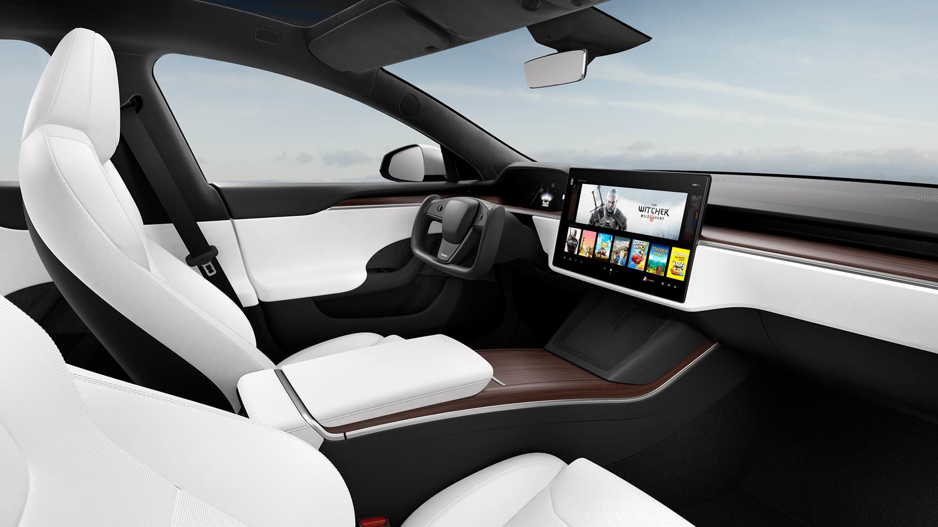 Tesla Model S 2021, redesign interiéru