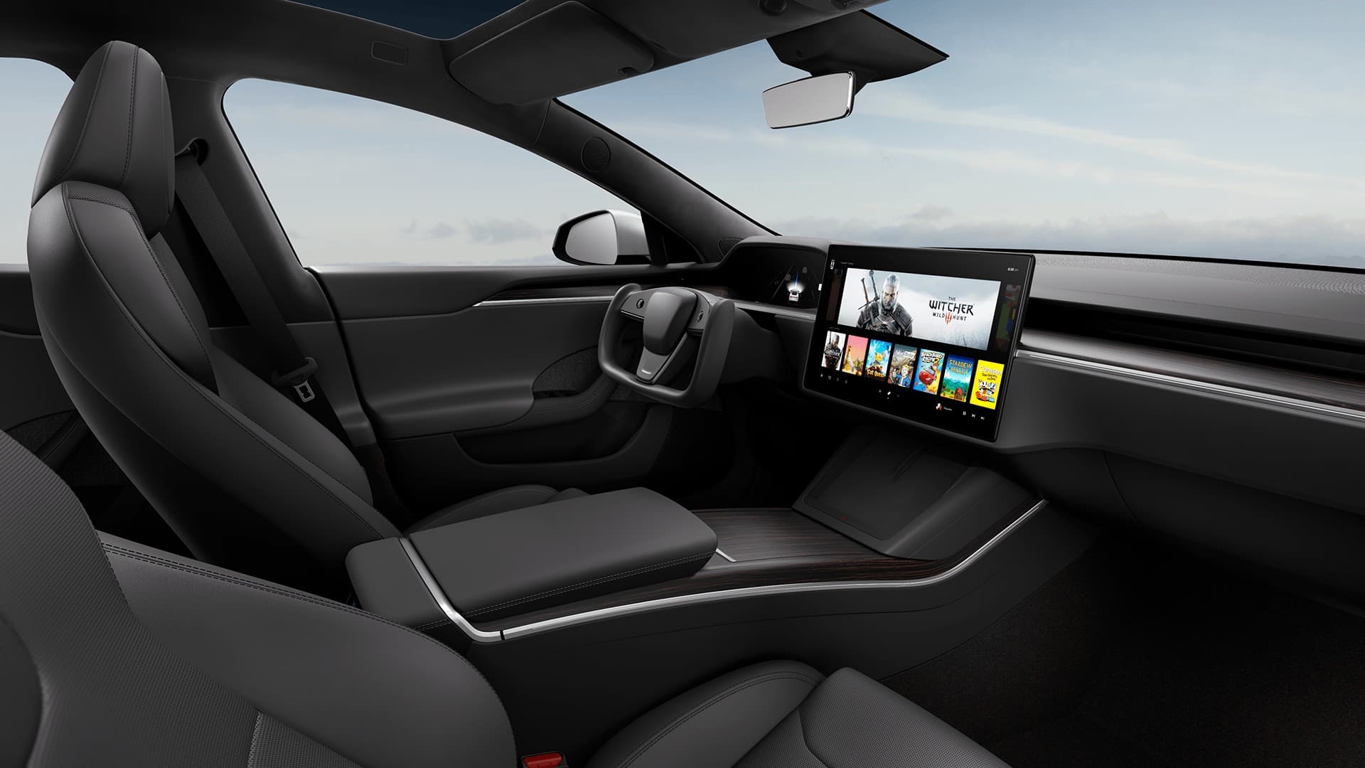 Tesla Model S 2021, redesign interiéru