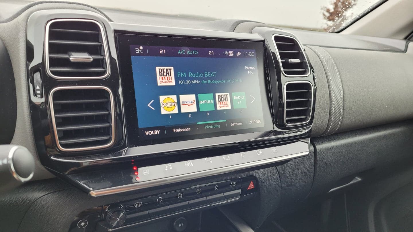 Citroen C5 Aircross Plug-in hybrid, infotainment