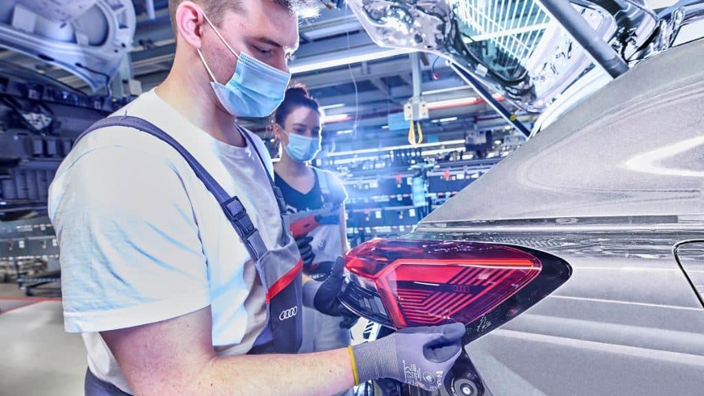 Audi Q4 e-tron, výroba elektromobilu