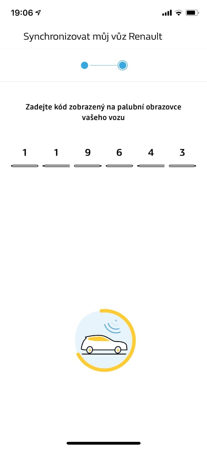 Renault Zoe, aplikace My Renault, test