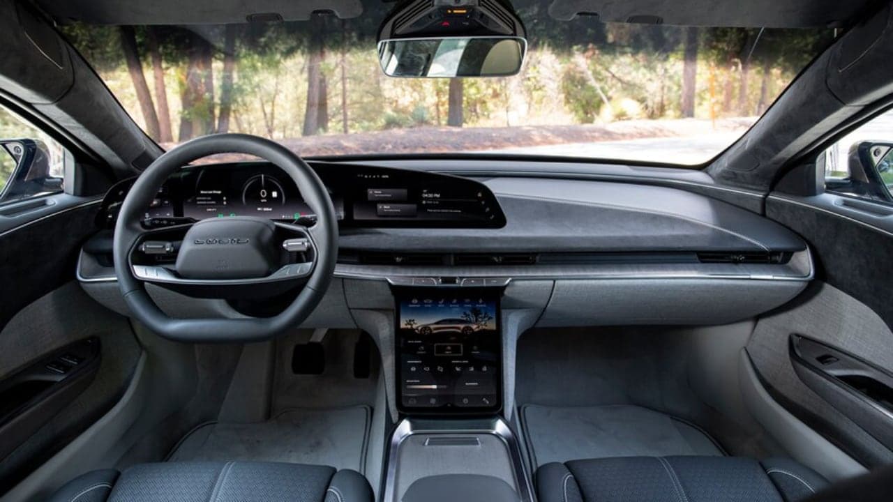 Lucid Air, interiér