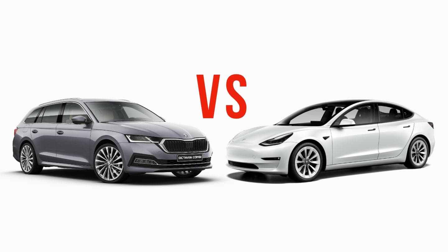 Tesla Model 3 vs Škoda Octavia Combi