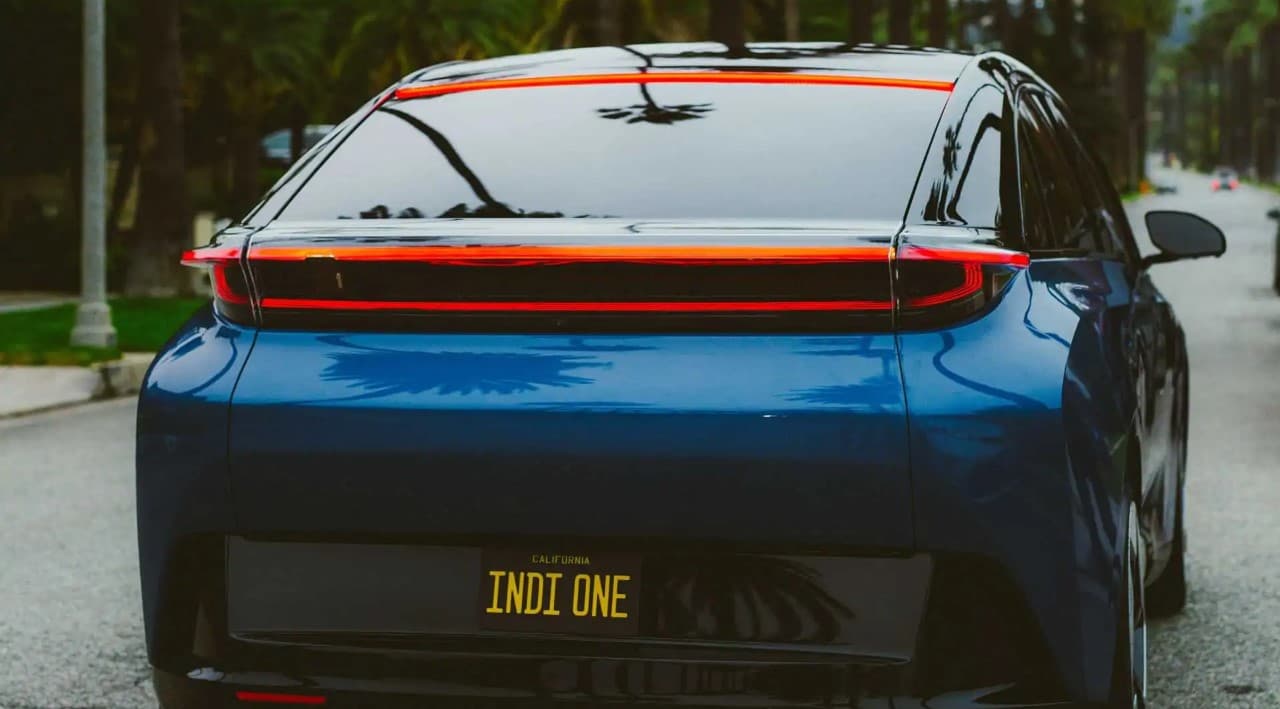 Nový elektromobil Indi One od kalifornského startupu