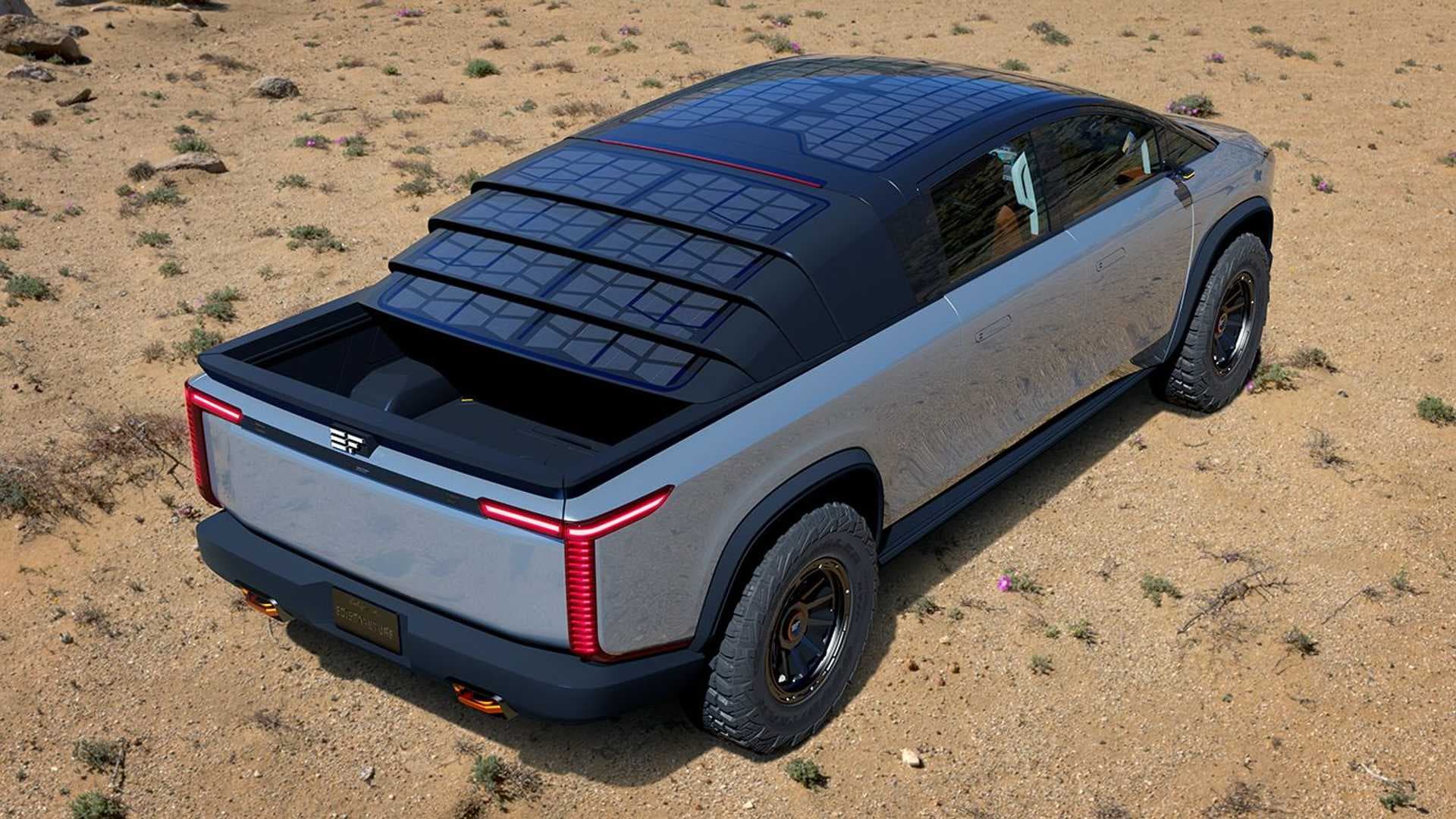 Elektrický pickup se solární střechou, Edison Future