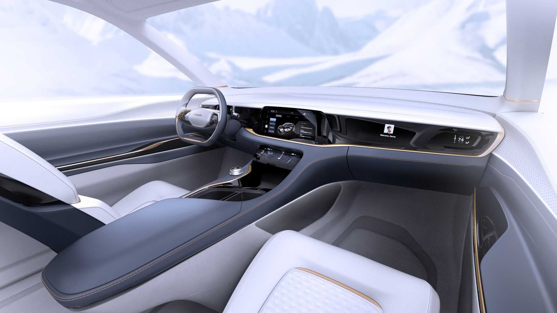 Interiér vozu Chrysler Airflow koncept