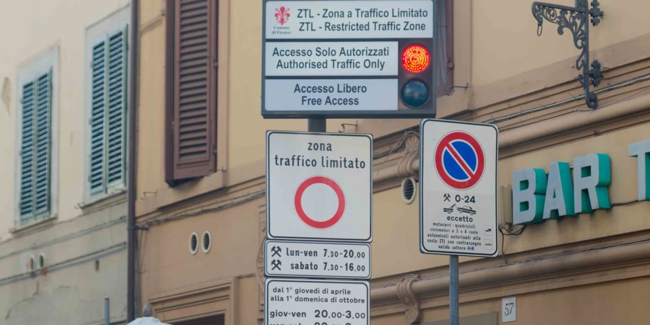 dopravni znaceni italie omezeni vjezdu