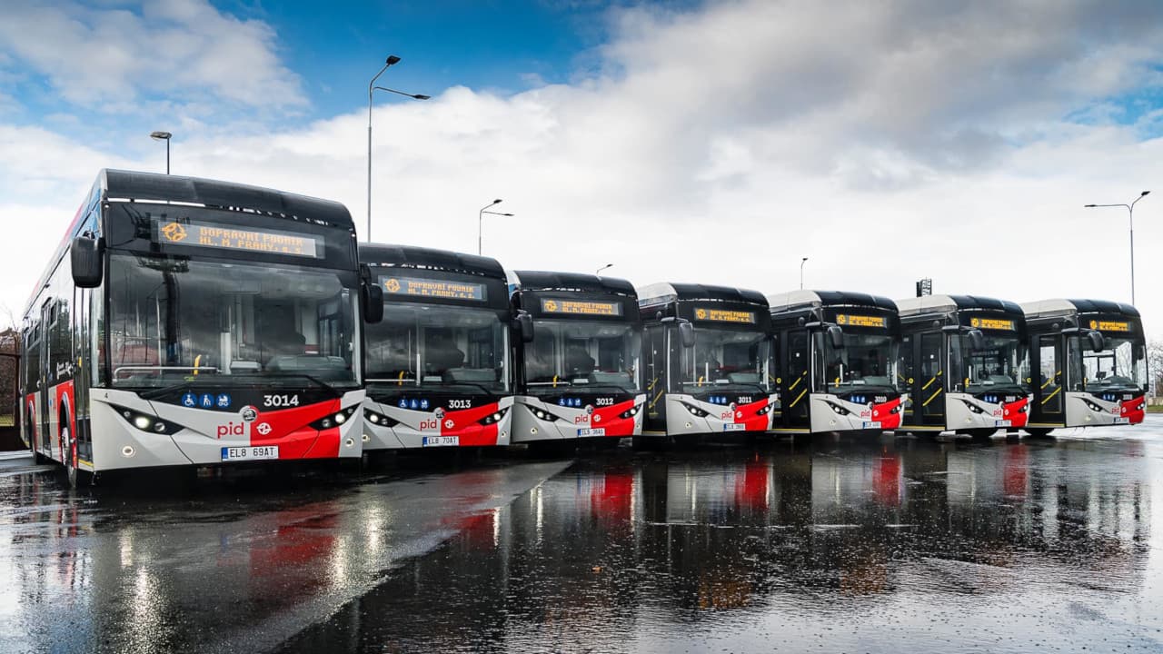 Nové elektrobusy pro Prahu