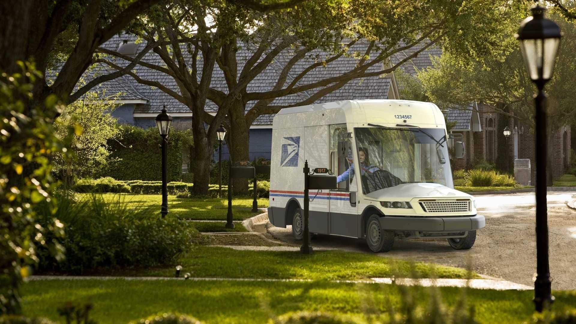 USPS dodávka