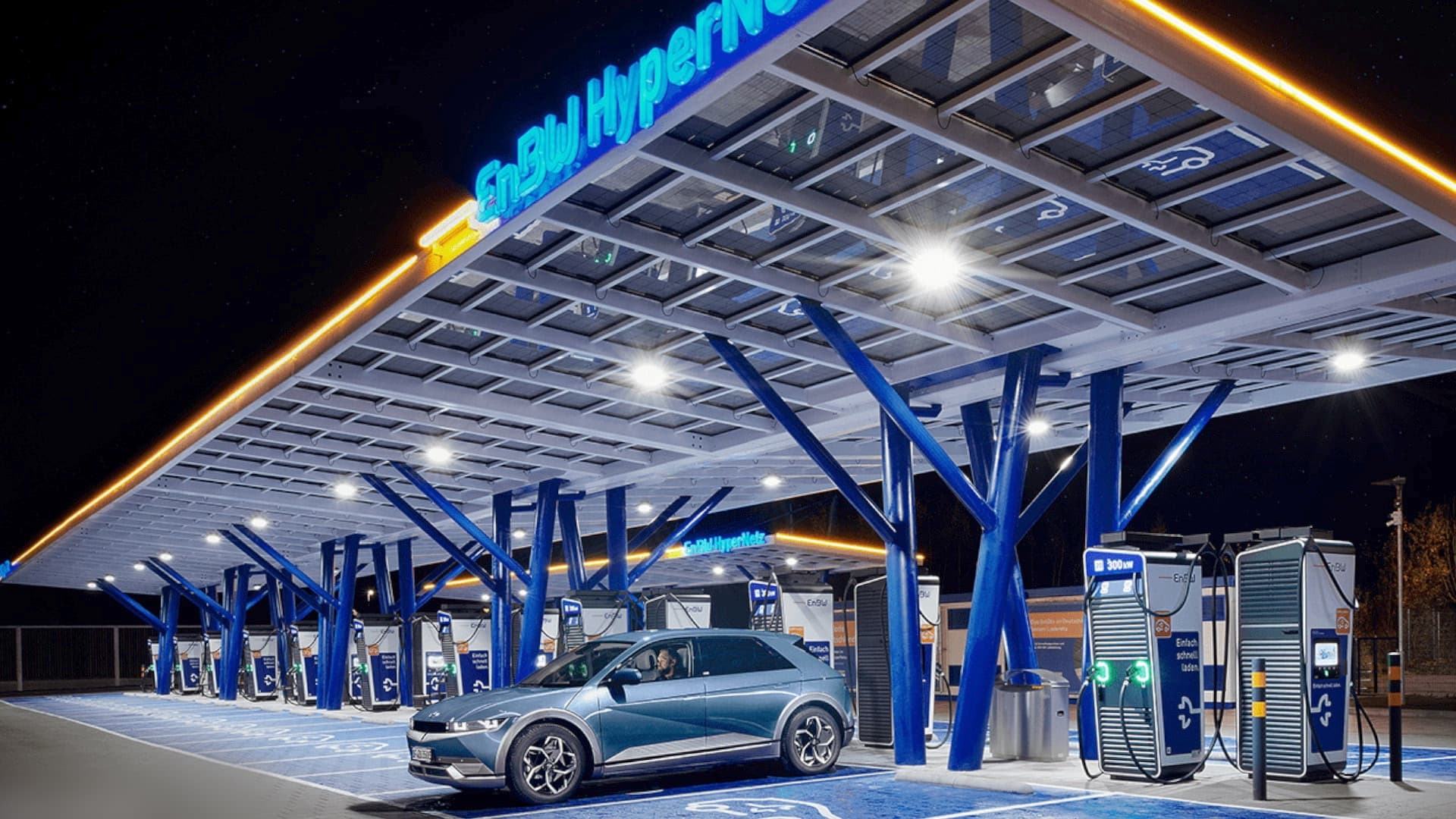 Ultrarychlá nabíjecí stanice EnBW v Německu