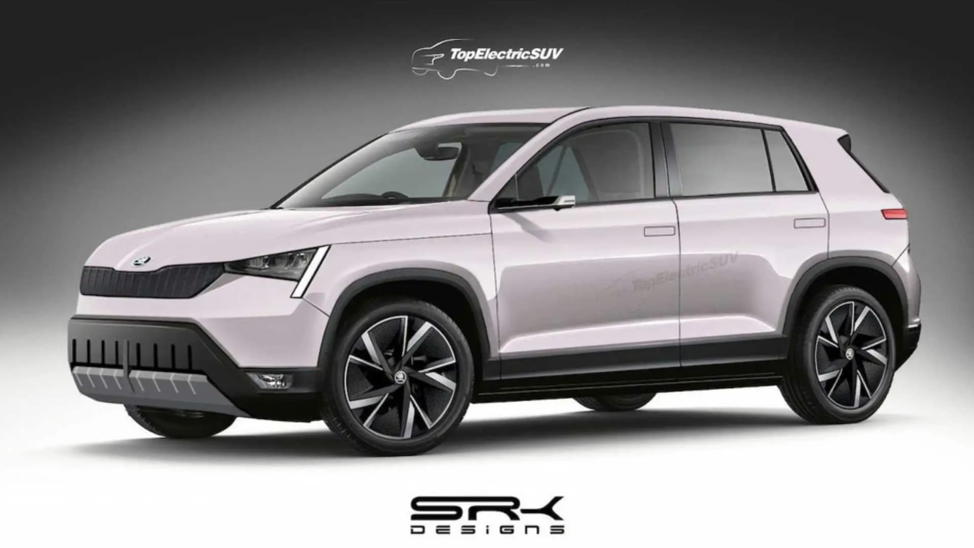 Škoda Auto Modern Solid render