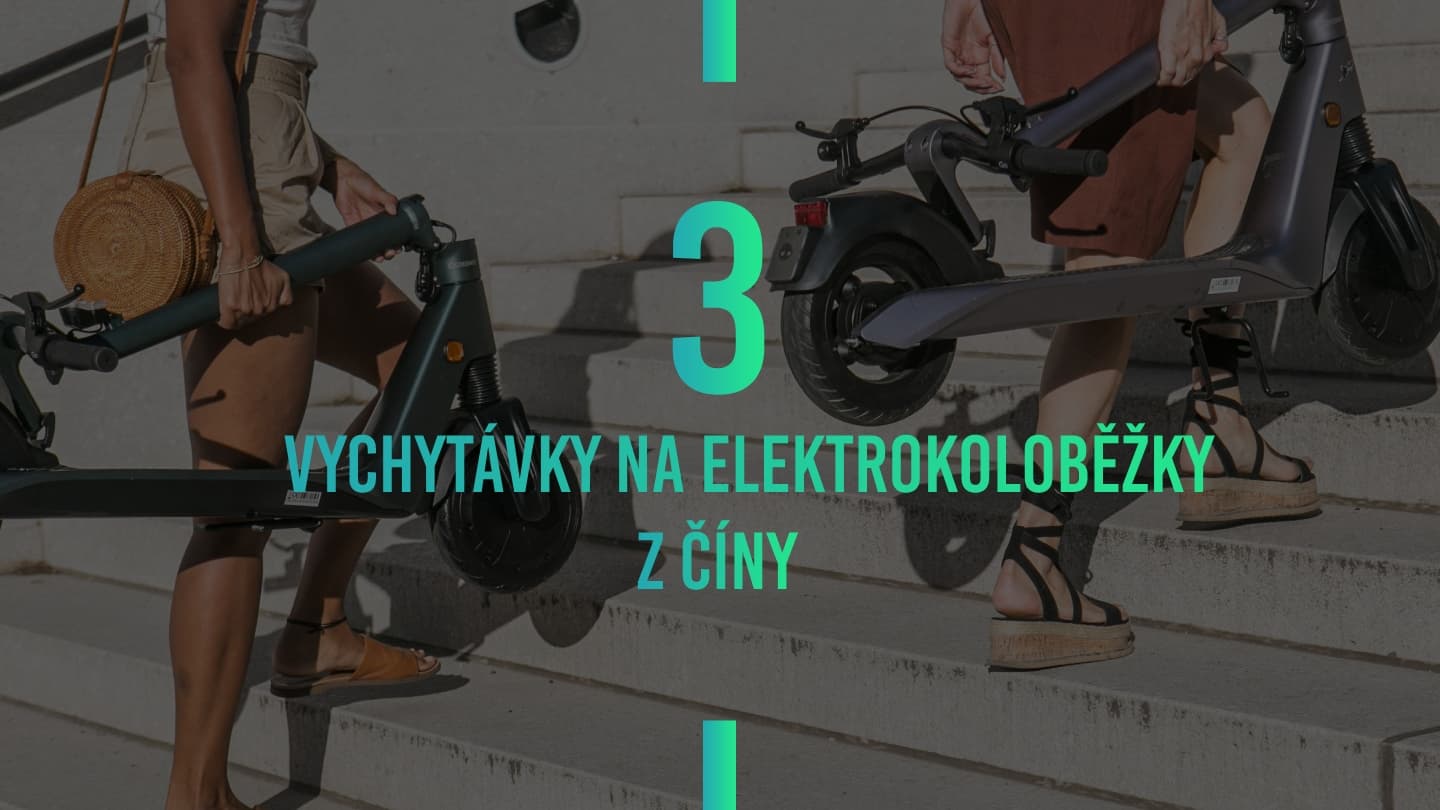 Vybíráme další tři vychytávky na elektrokoloběžky