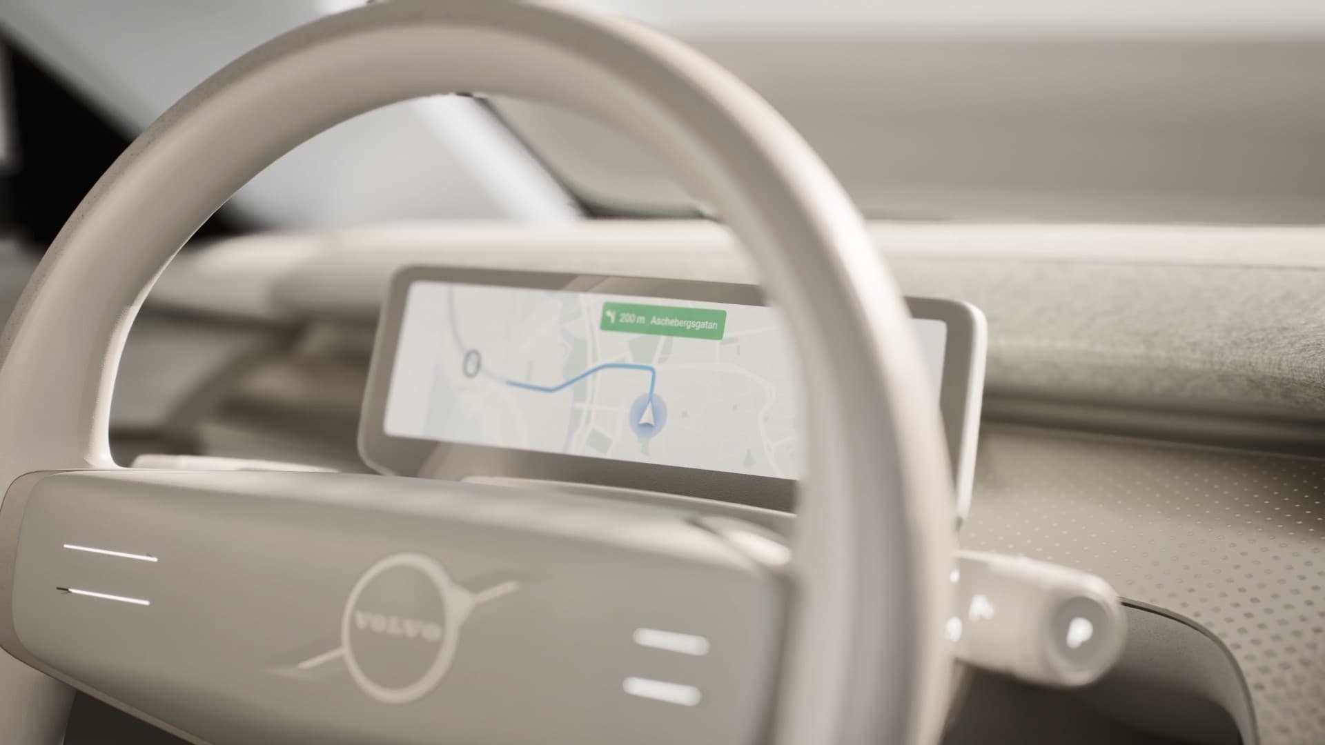 Volvo infotainment, ilustrační