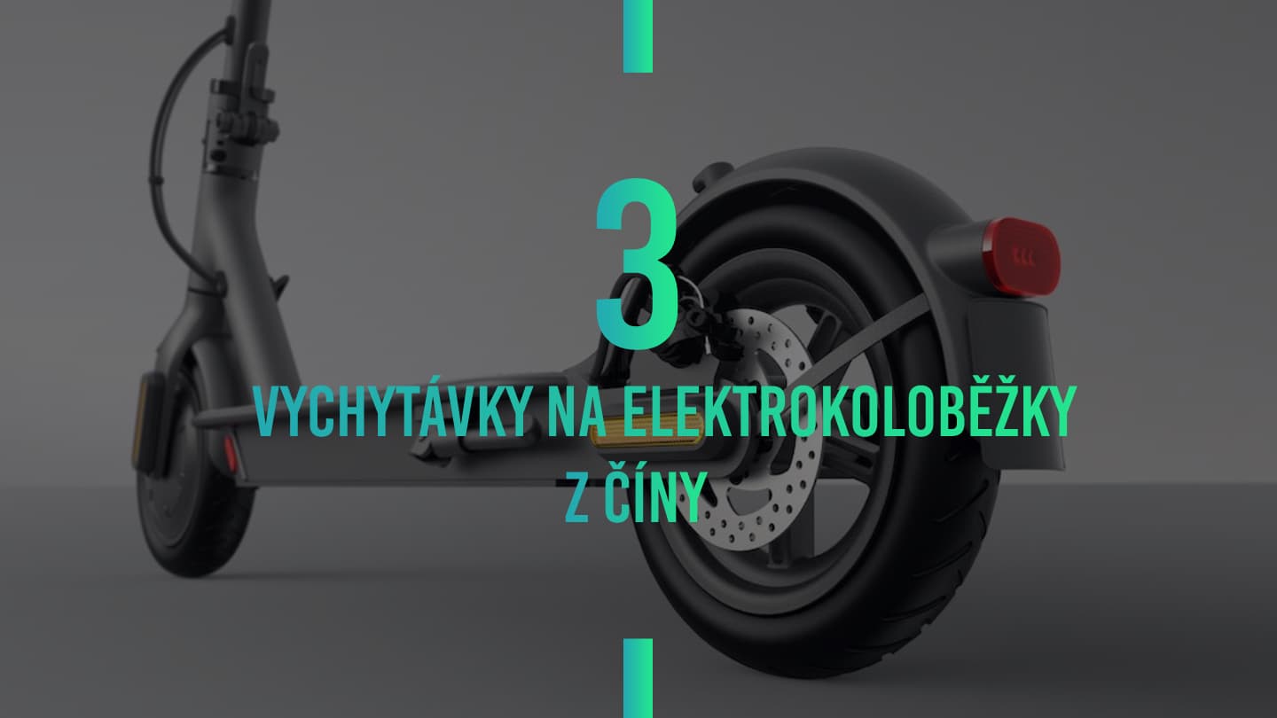 Vybrali jsme pro vás další 3 super vychytávky na elektrokoloběžku