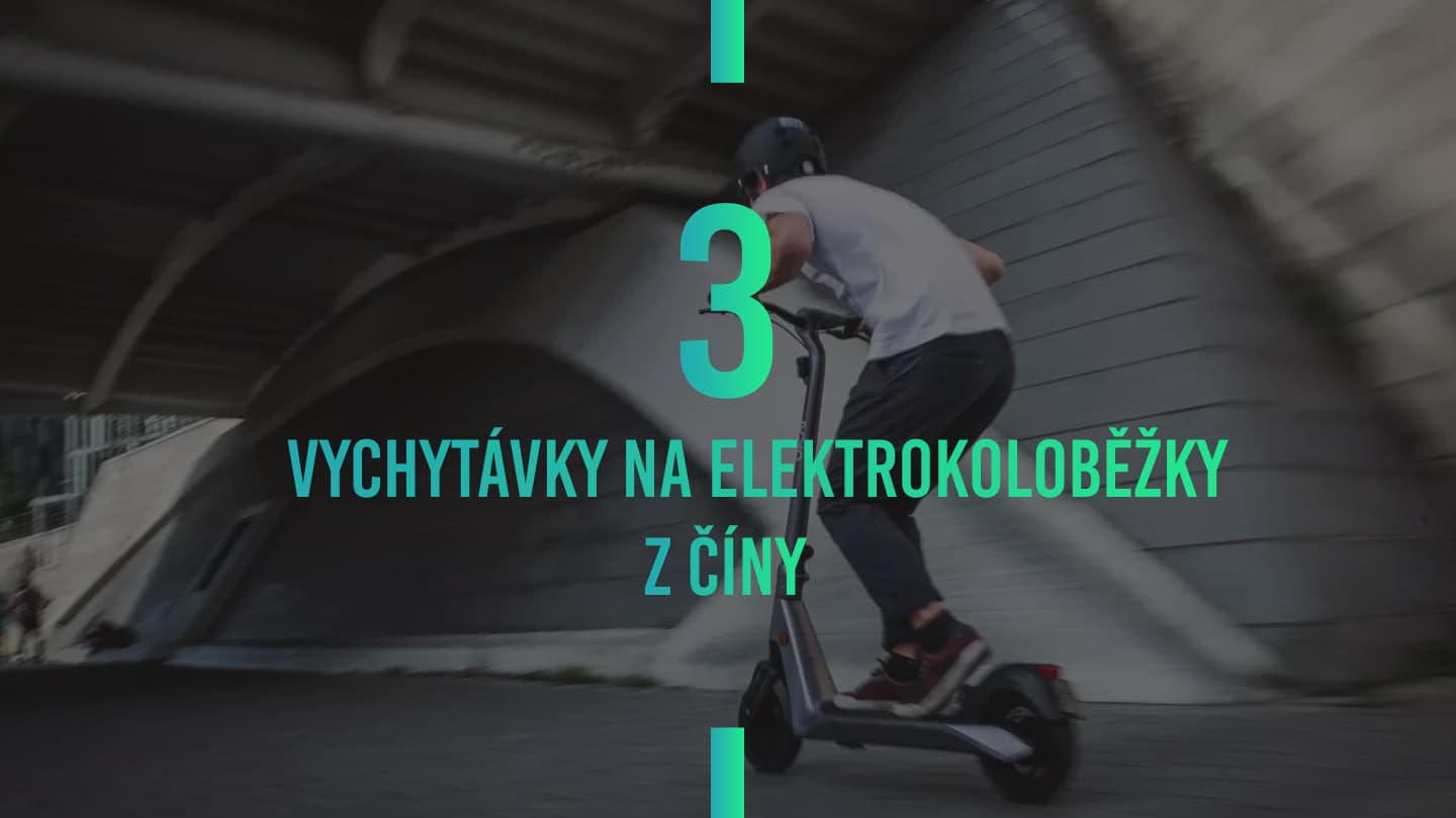 Vybrali jsme pro vás další 3 super vychytávky na elektrokoloběžku