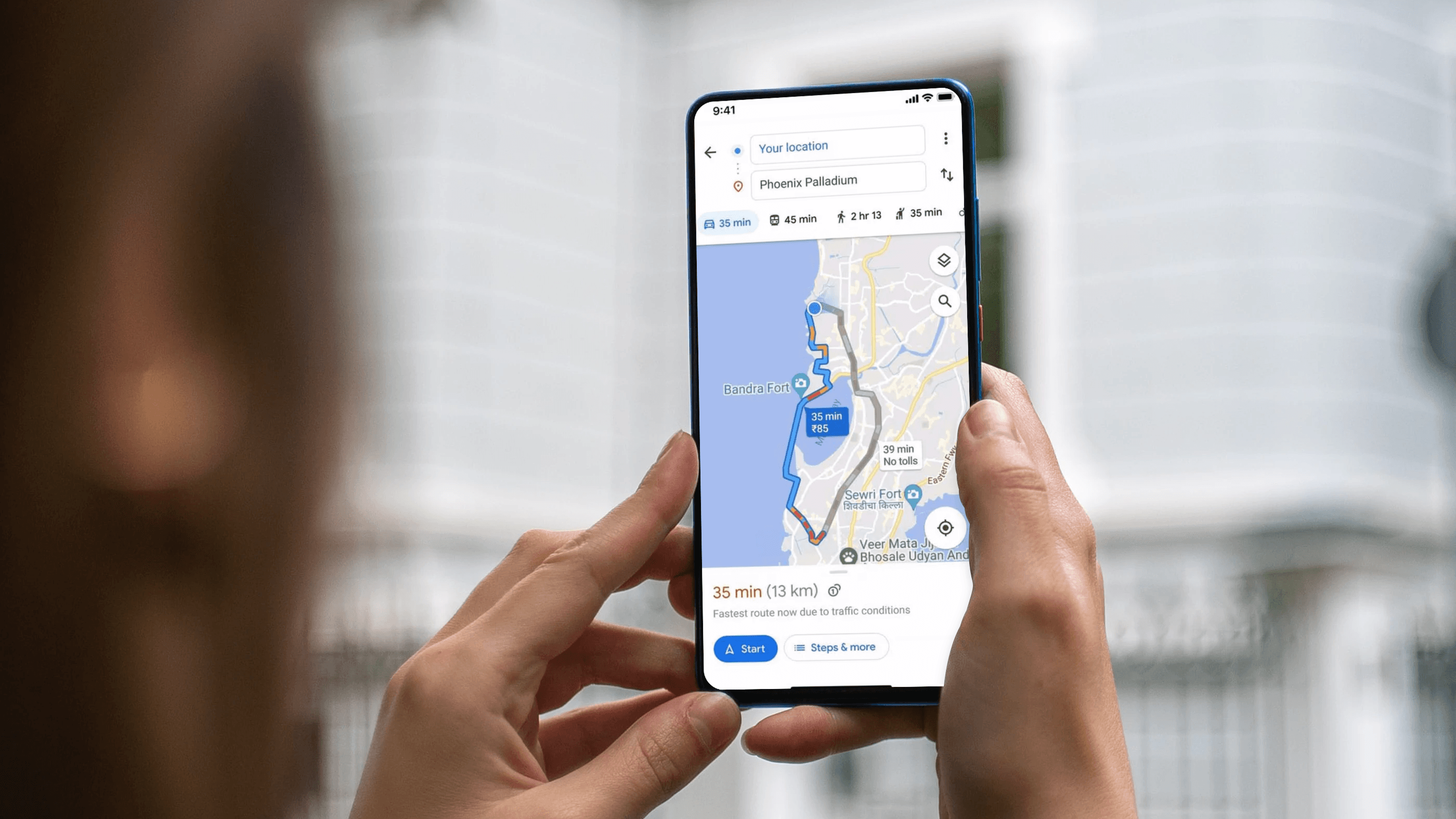 Nová funkce Google Maps vám zobrazí odhad mýta na zvolené cestě