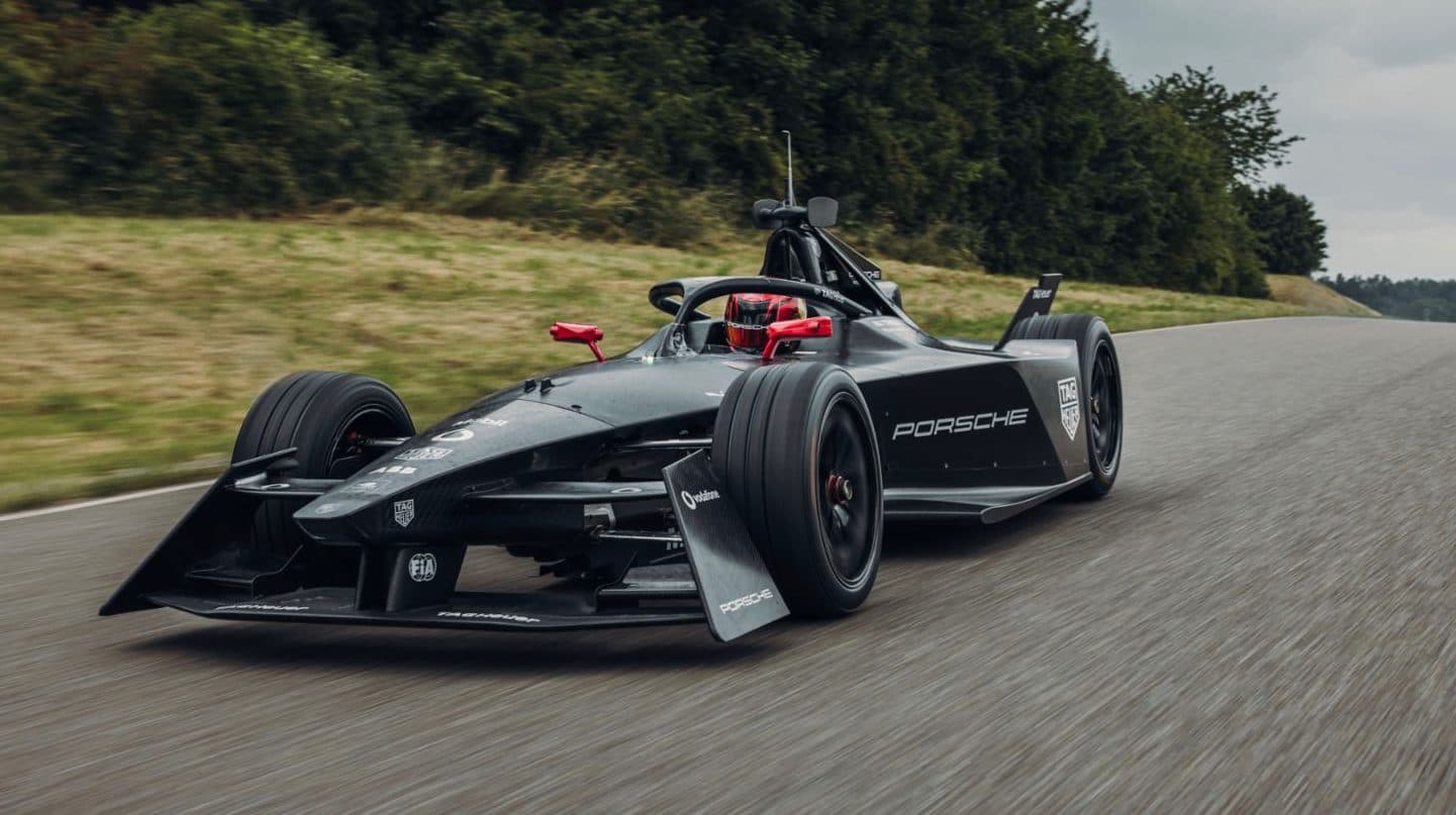 Nový monopost elektrické formule Porsche