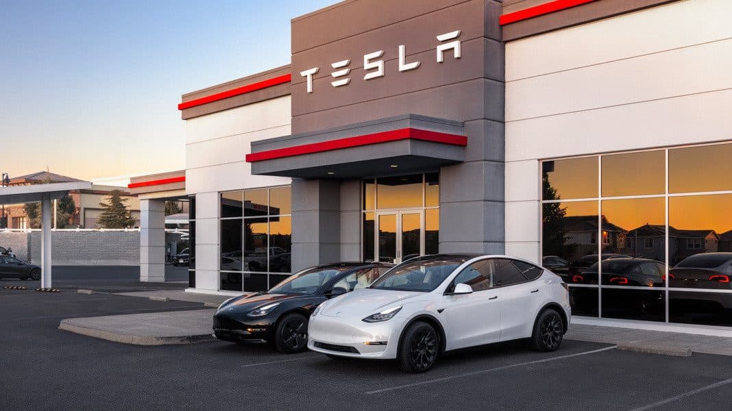 Prodejna společnosti Tesla