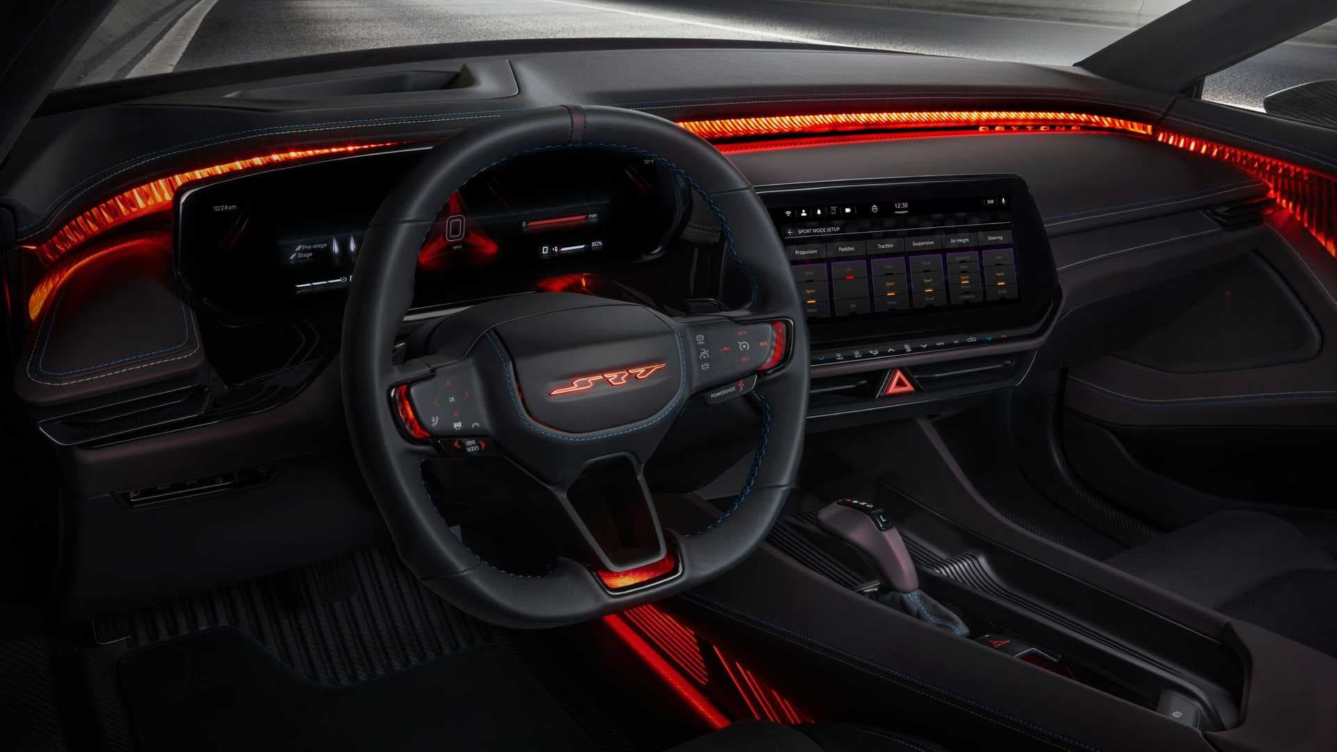 Interiér Dodge Charger Daytona EV Koncept
