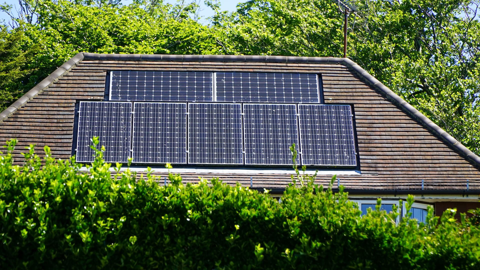 Fotovoltaické panely, ilustrační