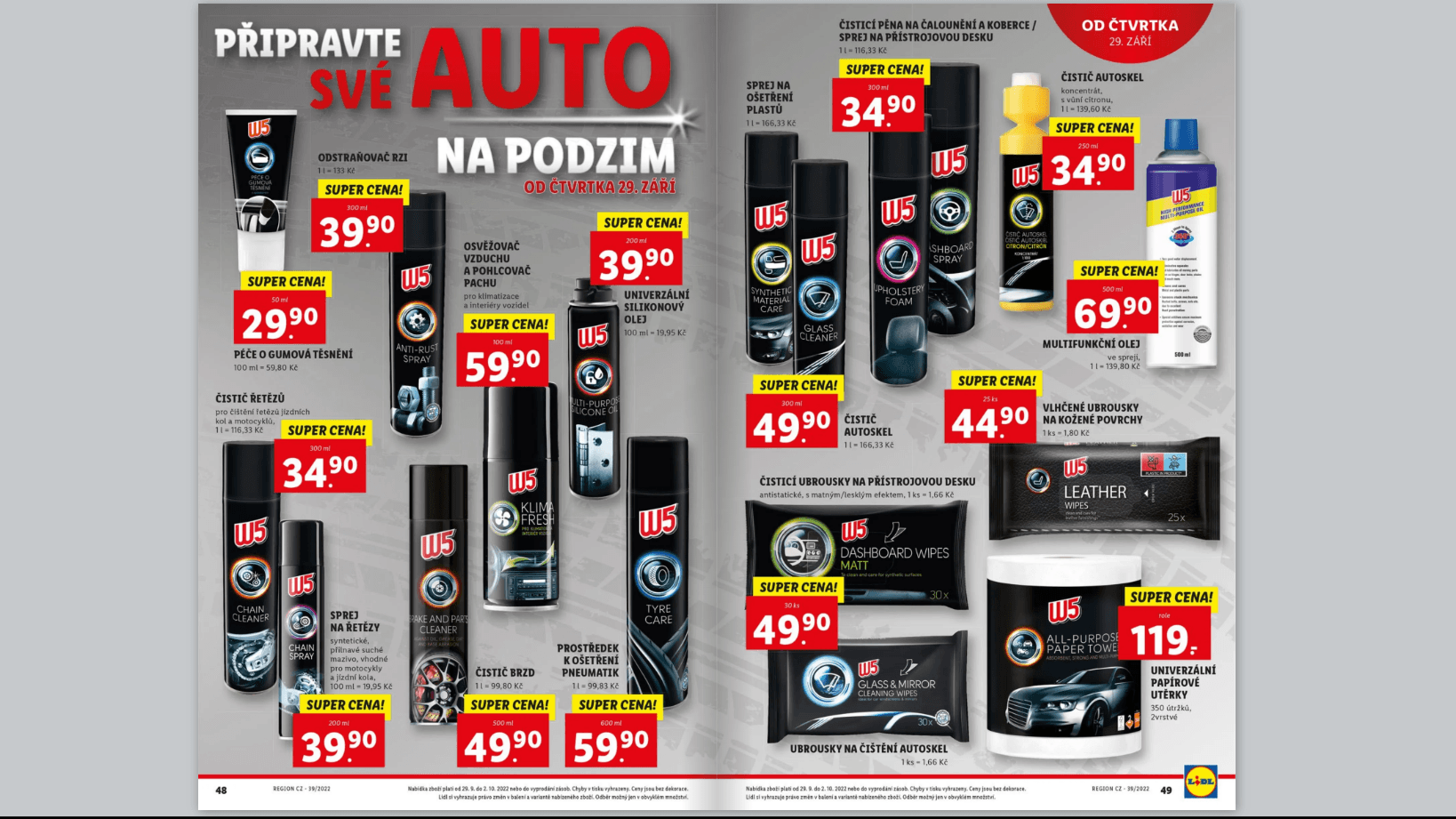 Čistící sortiment Lidl