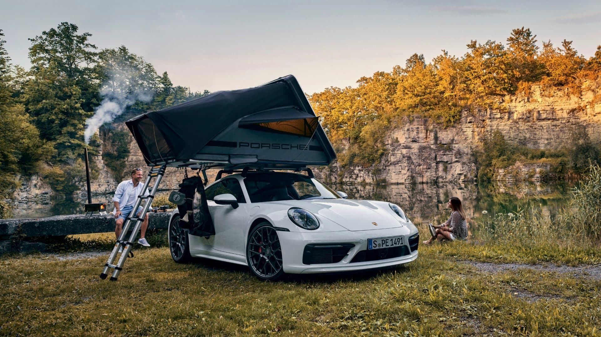 Střešní stan od Porsche