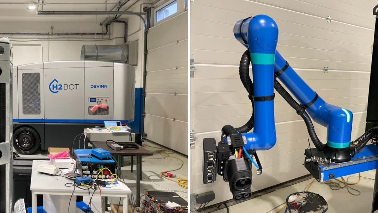 Mobilní vodíková nabíječka