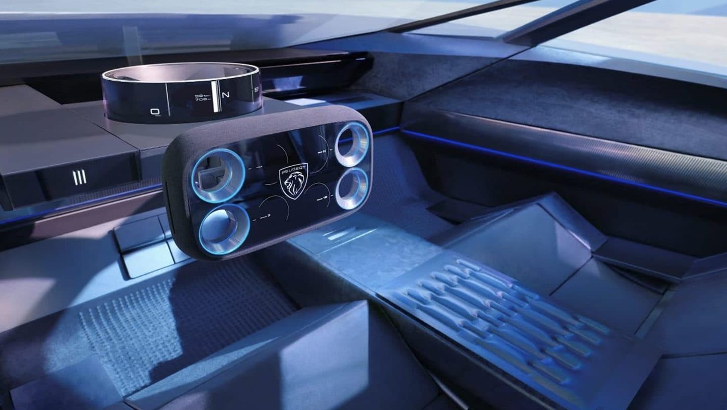 Interiér konceptu Peugeot Inception