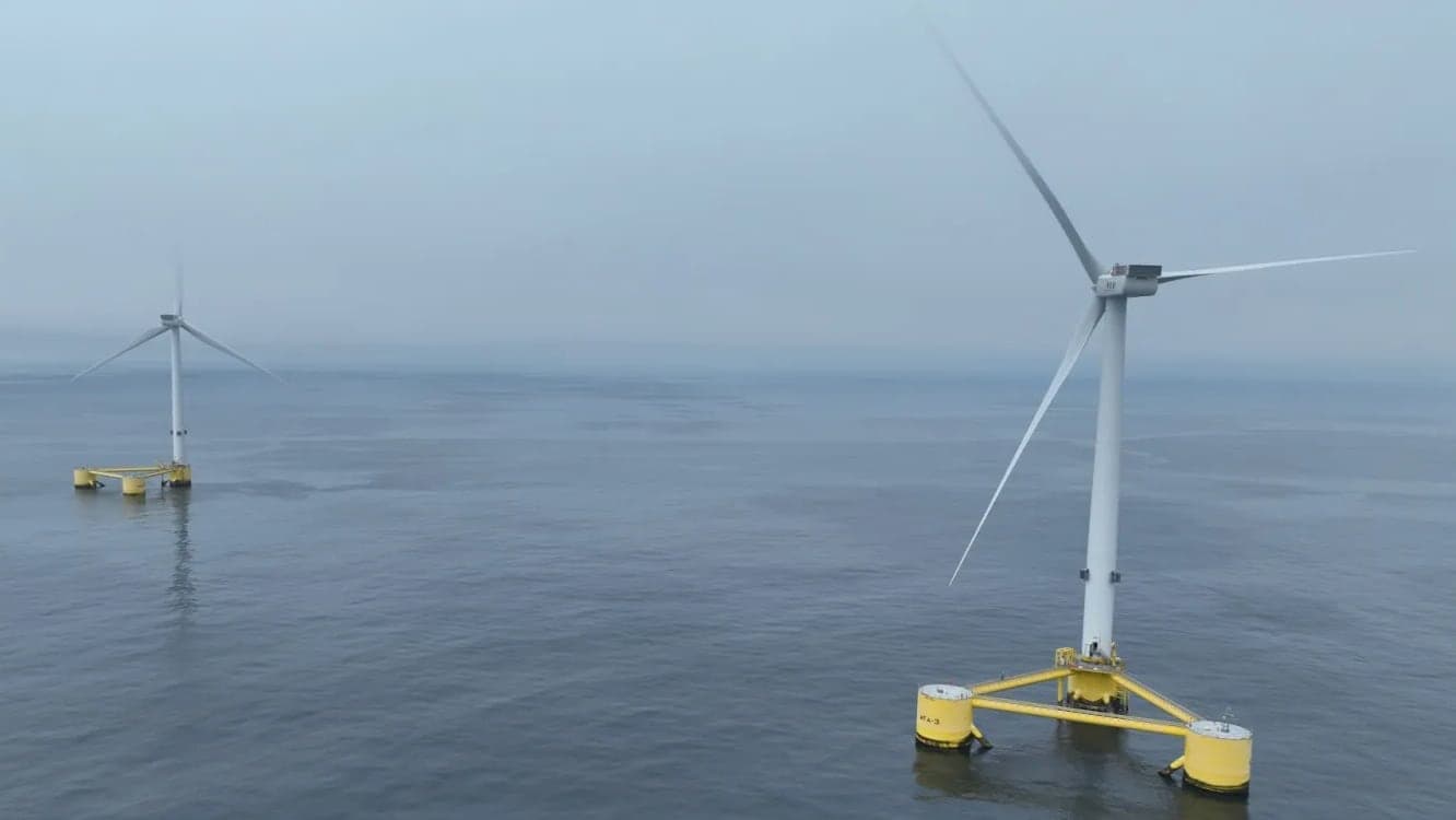 WindFloat Atlantic je největší plovoucí větrná elektrárna na světě