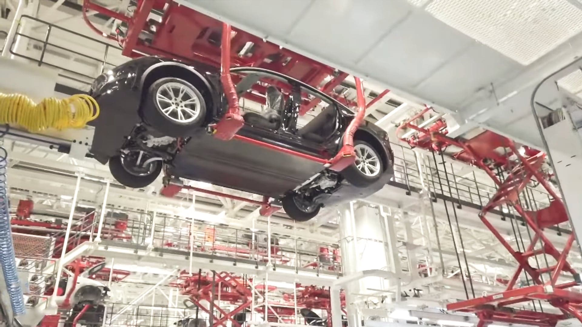 Tesla Gigafactory Šanghaj výroba elektromobilů