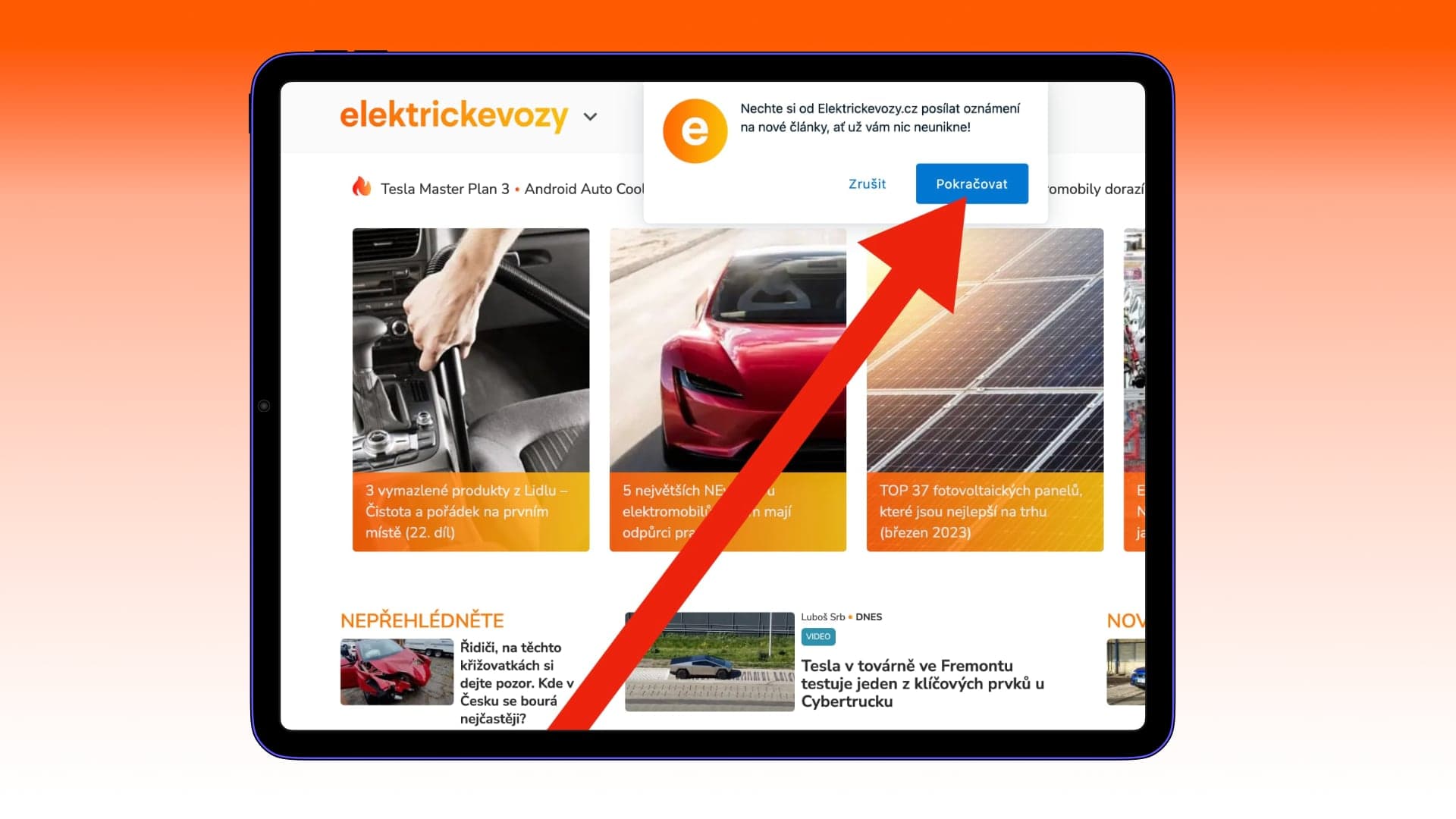 Jak vypnout oznámení, že vyšel nový článek na Elektrickevozy.cz, či jiných webech?
