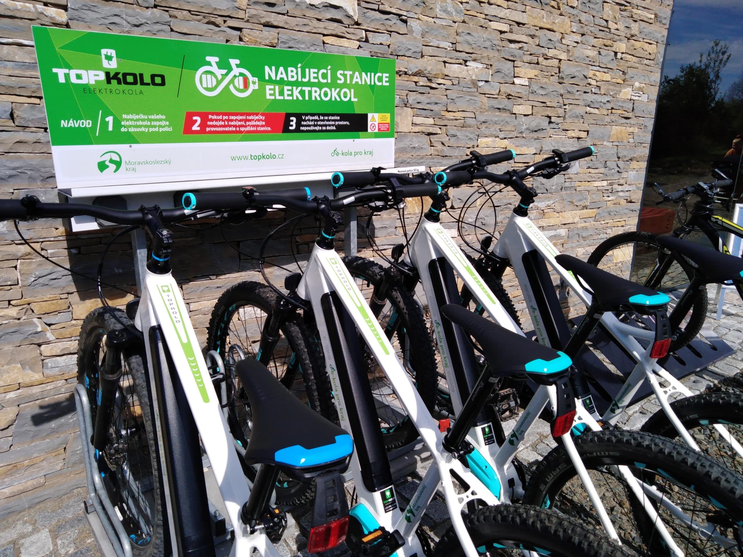 Nabíjecí stanice pro elektrická kola