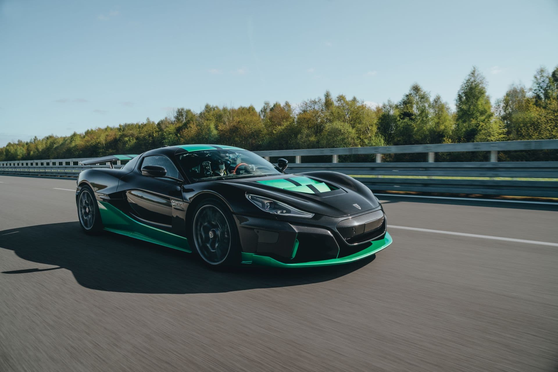 Rimac Nevera během testování