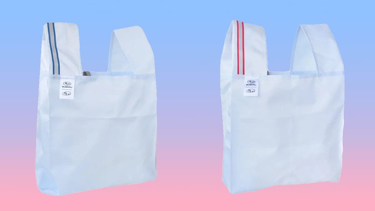 Nákupní taška z airbagového materiálu