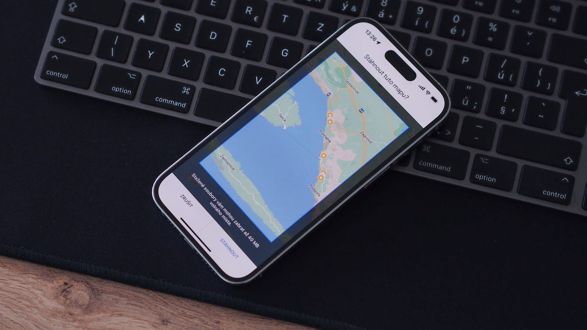 Google Mapy a stažení mapových podkladů i pro offline využití