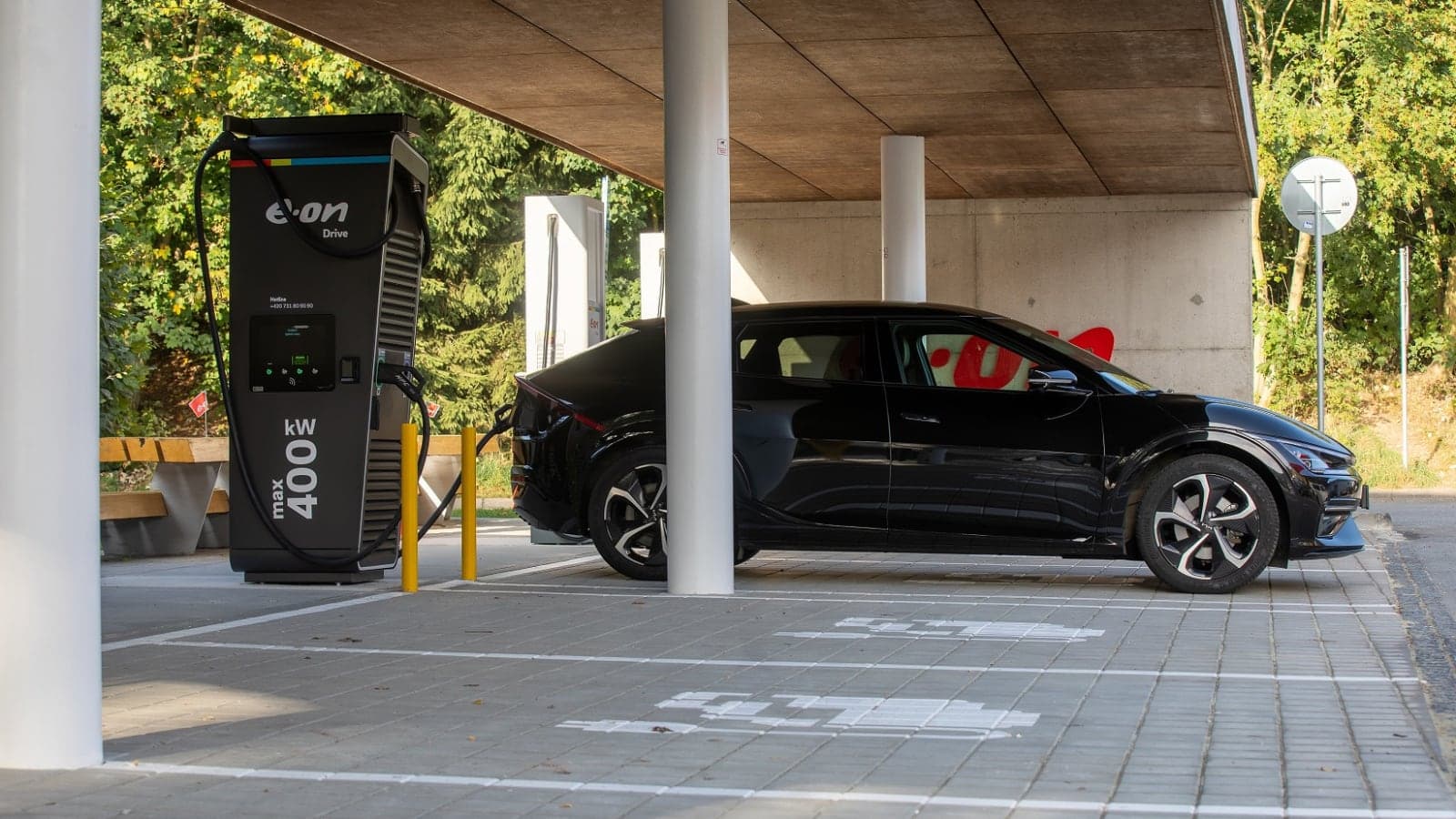 E.ON 400 kW nabíječka Vystrkov Humpolec