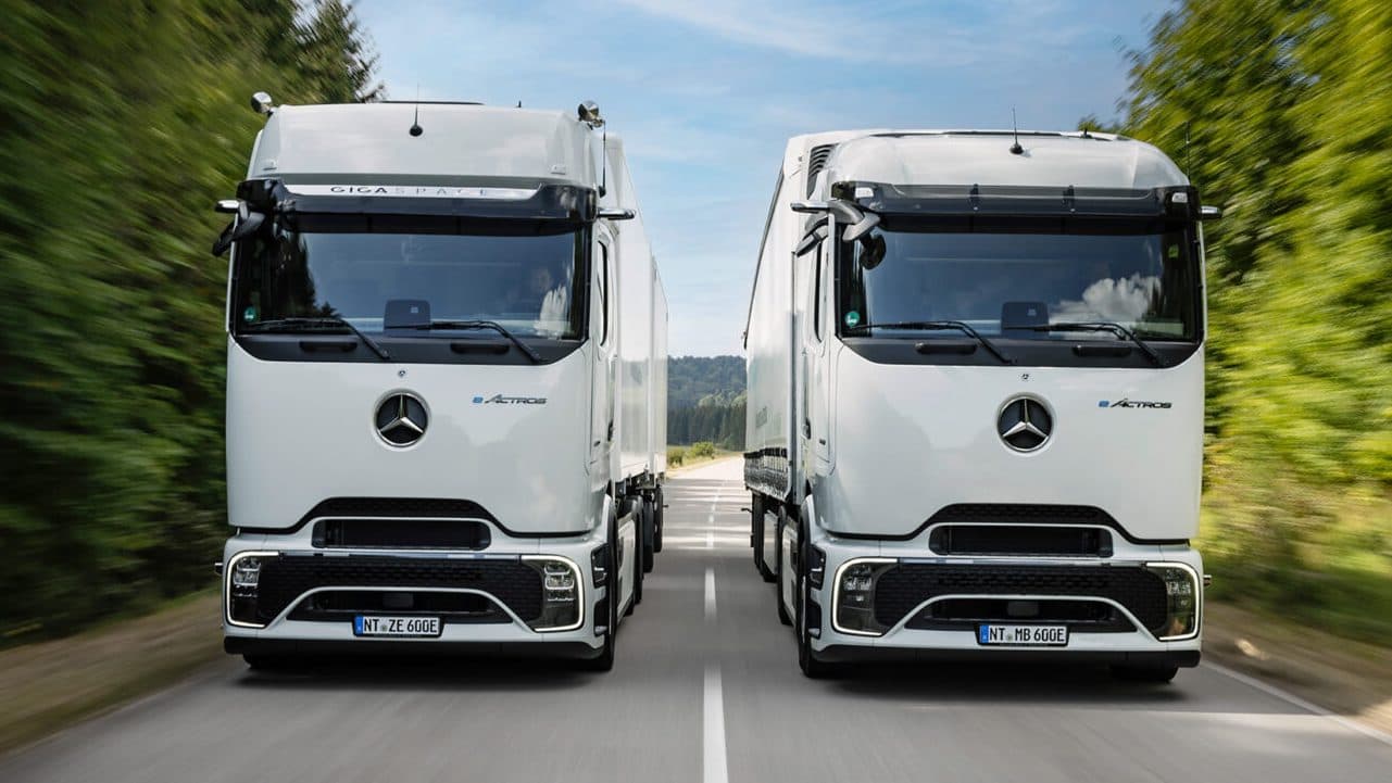 Elektrický tahač Mercedes-Benz eActros 600