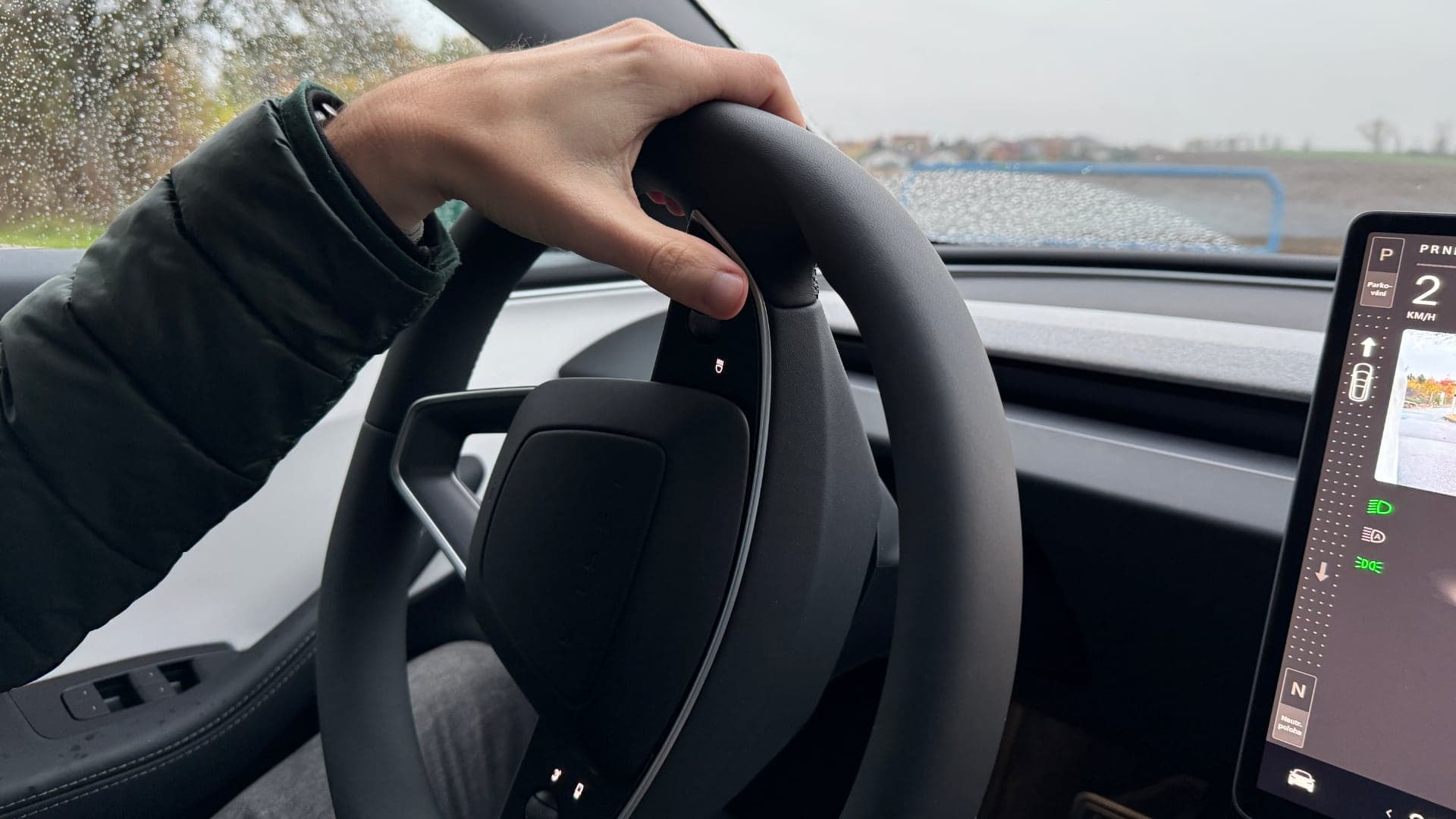 Tesla Model 3 facelift Highland test volant