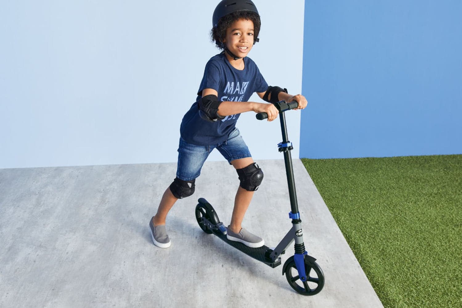Crivit Koloběžka s odpružením Big Wheel