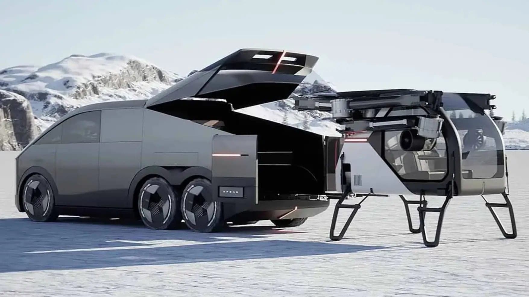 Elektrický nosič létajícího stroje Xpeng AeroHT