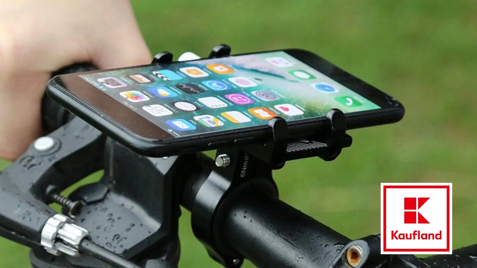 Hliníkový držák mobilního telefonu na řídítka