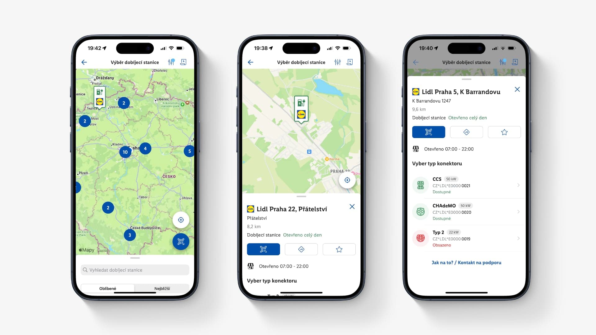 Lidl Plus aplikace a nabíjení elektromobilu